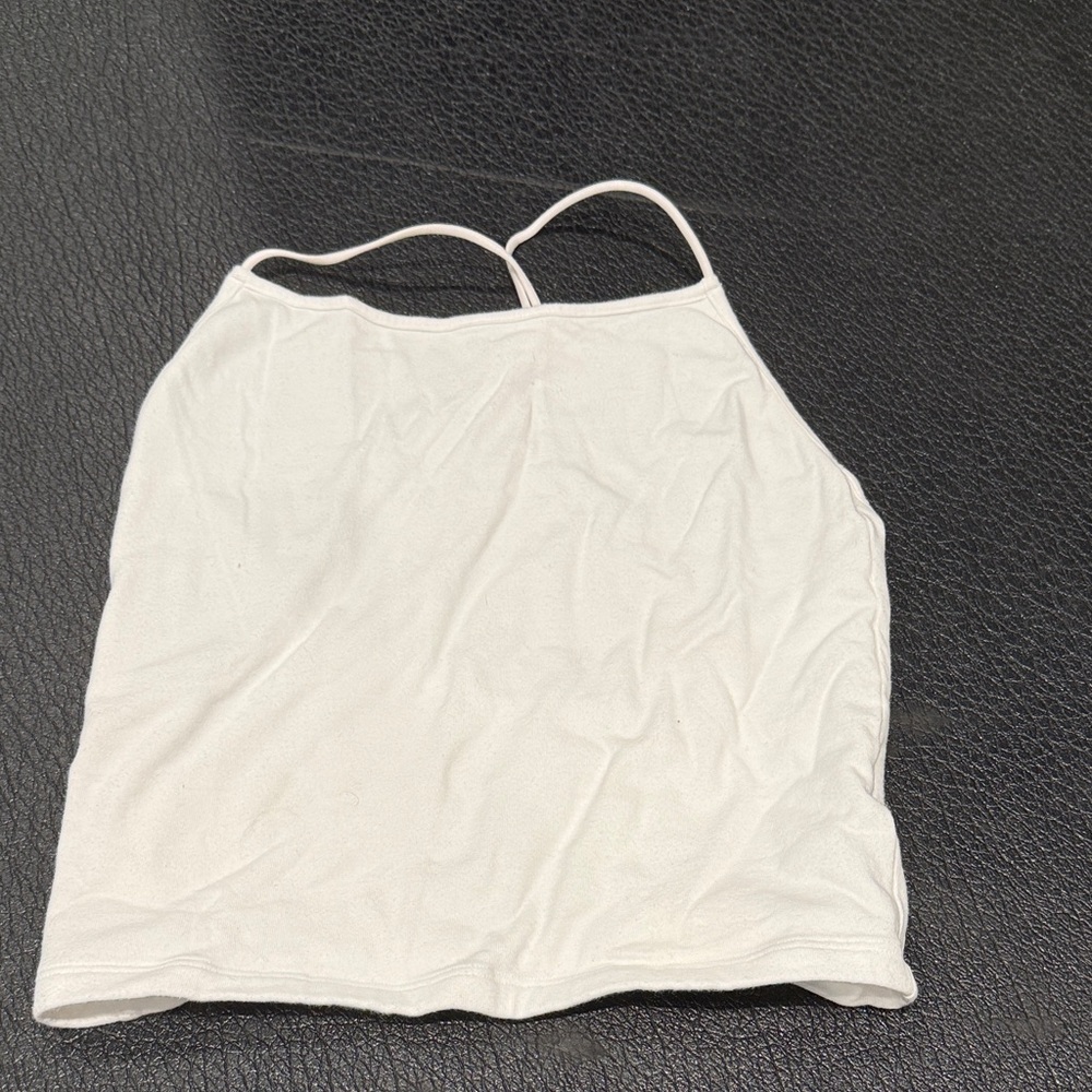 American Eagle Outfitters White Halter Cami Top